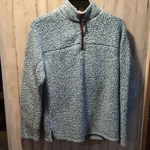 True grit, ladies extra small blue Teddy pull over